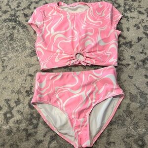 Pink Swirl Bikini Set